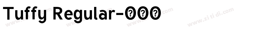 Tuffy Regular字体转换